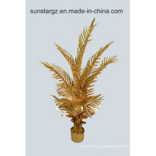 Gold Areca Pearl Palm Tree Artificial Plant for Christmas Decoration (51107)